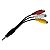 Cabo De Audio P3 X 3 Rca Femea  Emborrachado Tv Led Samsung - Imagem 2