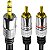 Cabo Profissional P2 Macho Estéreo para 2 Rca 1,8m - Imagem 5