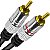 Cabo Auxiliar de Audio 2 Rca X 2 P10 Mono Profissional 1,80m - Imagem 5