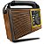 Rádio Livstar Cnn 2730ru Recarregável Am Fm 5w Rms 4 Ohms - Imagem 2