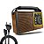 Rádio Livstar Cnn 2730ru Recarregável Am Fm 5w Rms 4 Ohms - Imagem 4