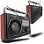 Rádio Retro Recarregável Cnn-686 Am Fm 3w Rms 4 Ohms - Imagem 4