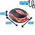 Mouse Simples USB Óptico Com Led para Pc Notebook- Preto - Imagem 5