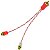Cabo Rca Cristal de Áudio Y 1 Rca Macho Para 2 Rca Fêmea - Imagem 3