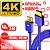 Cabo Hdmi 4k 2.0 19 Pinos Ethernet 3d 3 Metros Ultra Hd - Imagem 6