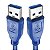 Cabo Extensor Usb Azul 3.0 Macho X Macho 1,5m - Imagem 3