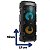 Alto Falante Caixa De Som 20w Radio FM Portátil Usb Potente - Imagem 3