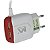 Carregador de Parede Rápido Turbo com 2 Usb Extra V8 - Imagem 1