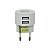 Cabo Carregador Usb Com 2 Saídas e Conector V8 1 Metro - Imagem 2