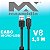 Cabo de Dados Carregador Tipo C Para Micro Usb V8 - Imagem 6