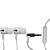 Fone de Ouvido com Microfone Emborrachado Maxmidia Branco - Imagem 2