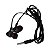 Fone de Ouvido com Microfone Extra Bass Maxmidia Preto - Imagem 1