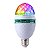 Lâmpada Led Globo Colorido Giratório Automática Para Festa - Imagem 1