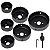 Kit de Serras Copo Conjunto Serrote Kit 6 Peças Profissional - Imagem 2