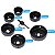 Kit de Serras Copo Conjunto Serrote Kit 6 Peças Profissional - Imagem 6