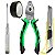 Kit de Ferramentas Completo Alicate Fenda Estilete e Fita - Imagem 2