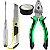 Kit de Ferramentas Completo Alicate Fenda Estilete e Fita - Imagem 1