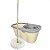 Mop Giratório Cesto de Inox Com Balde Centrifugador Limpeza 360° - Imagem 1