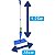 Rodo Mop Spray Limpeza Com Reservatório Azul - Imagem 5