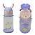 Garrafa D'Agua Infantil Desenho 600ml com Bico e Canudo - Imagem 7