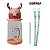 Garrafa D'Agua Infantil Desenho 600ml com Bico e Canudo - Imagem 5