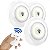 3 Luminária Lâmpada Spot Led Sem Fio E Controle Remoto Timer - Imagem 2