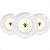 3 Luminária Lâmpada Spot Led Sem Fio E Controle Remoto Timer - Imagem 5