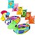 Kit Aquático Kids 2 Boias De Braços E Boia Inflável Colorida - Imagem 2