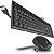 Kit Mouse Óptico Wireless E Teclado Com Fio Conexão Por Usb - Imagem 2