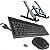 Conjunto Teclado E Mouse Com Fio E Base Notebook Articulável - Imagem 2