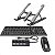 Kit Mouse E Teclado Com Hub Usb E Base Articulável Notebook - Imagem 3
