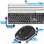 Kit Teclado E Mouse Com Hub Usb E Suporte Para Notebook - Imagem 4