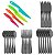 Kit De Cozinha Completo Facas Multiuso e Talheres Aço Inox - Imagem 1
