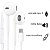 Fone de Ouvido IP Microfone Intra-articular Cabo Resistente 1M - Imagem 5