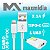 Carregador Com Cabo USB Tipo - C 2.4A Rápido Cor Branco - Imagem 8