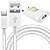 Carregador Com Cabo USB Tipo - C 2.4A Rápido Cor Branco - Imagem 2