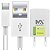 Carregador Com Cabo USB Tipo - C 2.4A Rápido Cor Branco - Imagem 3