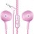 Fone de Ouvido Tipo P3 Extra Bass Com Microfone 1 metros - Imagem 1