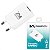 Carregador Tomada USB 2.4A Rápido Portátil Branco - Imagem 4