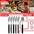 Conjunto 6 Colheres de Chá Aço Inox com Cabo em PVC Preto - Leve e Funcional para a Cozinha - Imagem 5