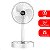 Mini Ventilador Sem Fio Recarregável Dobrável Portátil Usb Silencioso Potente - Imagem 4