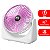 Ventilador de Mesa Portatil Recarregavel USB Silencioso 3 Velocidades Sem Fio - Imagem 3