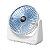 Ventilador de Mesa Portatil Recarregavel USB Silencioso 3 Velocidades Sem Fio - Imagem 1