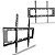 Suporte Fixo de Parede Para TVs Lcd / Led / Smart de 40 a 80'' - Suporta até 75kg - Imagem 3