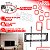 Suporte Fixo de Parede Para TVs Lcd / Led / Smart de 40 a 80'' - Suporta até 75kg - Imagem 4