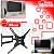 Suporte Articulado de Parede para TVs de 32 a 55" –  Suporta até 22kg + Kit Parafuso - Imagem 5