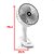 Ventilador De Mesa Elétrico Recarregável Usb Sem Fio Com Clipe Portatil Econômico - Imagem 2
