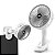 Ventilador De Mesa Elétrico Recarregável Usb Sem Fio Com Clipe Portatil Econômico - Imagem 4