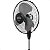 Ventilador Torre 3 Hélices 127v 45w Triplo Pedestal 130cm Ajuste De Altura - Imagem 4