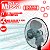 Ventilador Torre 3 Hélices 127v 45w Triplo Pedestal 130cm Ajuste De Altura - Imagem 7